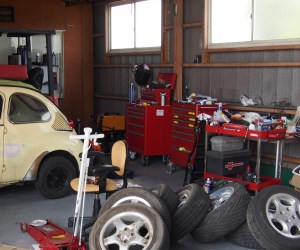 太田龍舞ガレージ風景